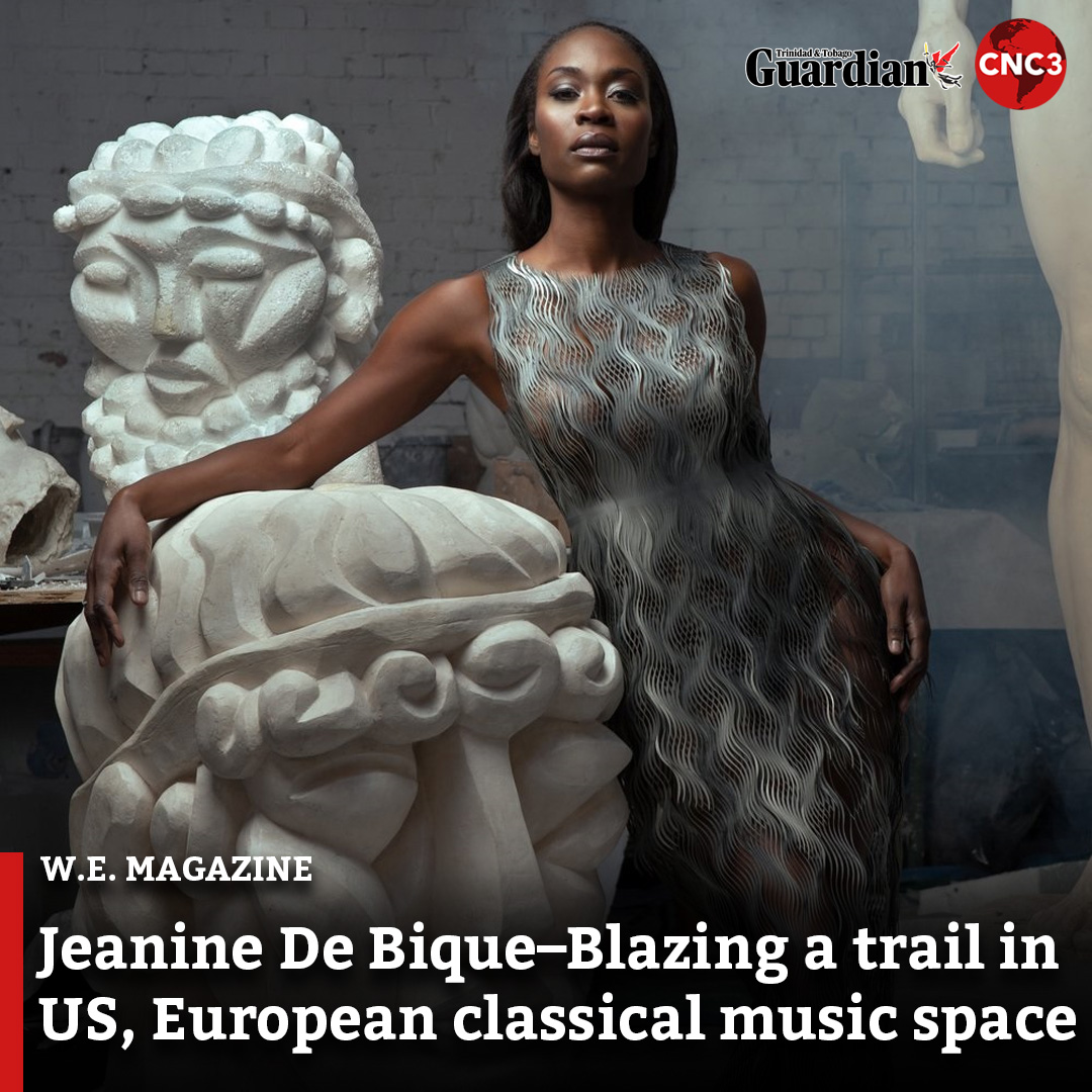 Jeanine De Bique has been making waves internationally as “animated, joyful, and technically flawless, a Trinidadian vocalist with the light, starry voice that soars before landing on audiences’ ears like a musical meteor shower.” For more… guardian.co.tt/article/jeanin…