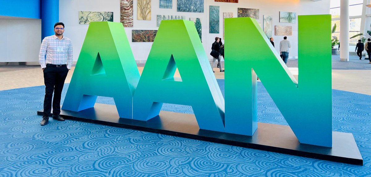 CVSriram2's tweet photo. #AANAM 2024, Day 2.
Great sessions lined up today !! 
Excited for Neuro ophthalmology, Dystonia, AIDP/CIDP and Presidential lectures. 
@AANmember https://t.co/wSdNfIVWg6