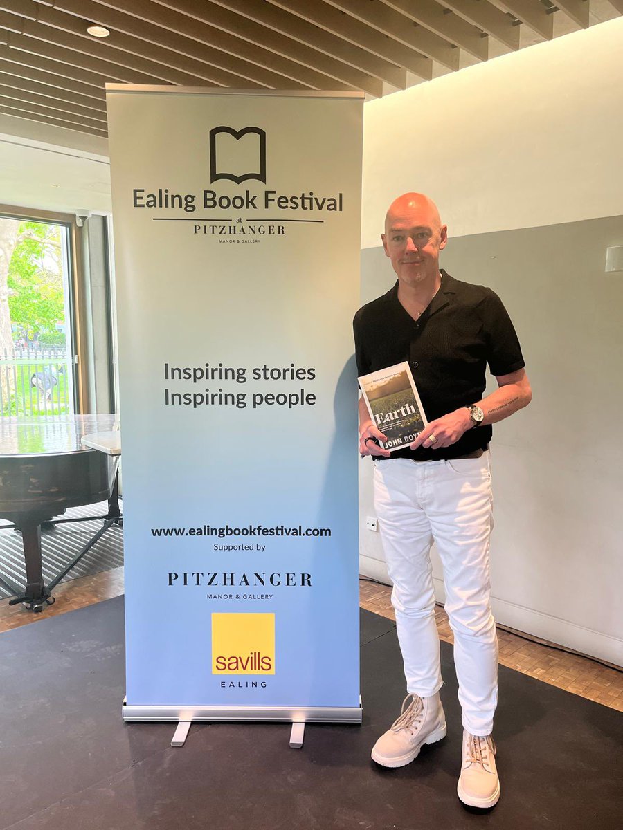 IanBurge's tweet photo. ….@spybrary hosted a spy fiction 🔎 panel with Charlotte Philby, @alex_gerlis and @JakeKerridge. James Pendle and Lisa Kelly hosted a poetry event. We were joined by @johnboyne. And Roxy Music’s @philmanzanera played for us 🎸 

Simply incredible.

#EalingBookFestival https://t.co/Xwn3anTKAF