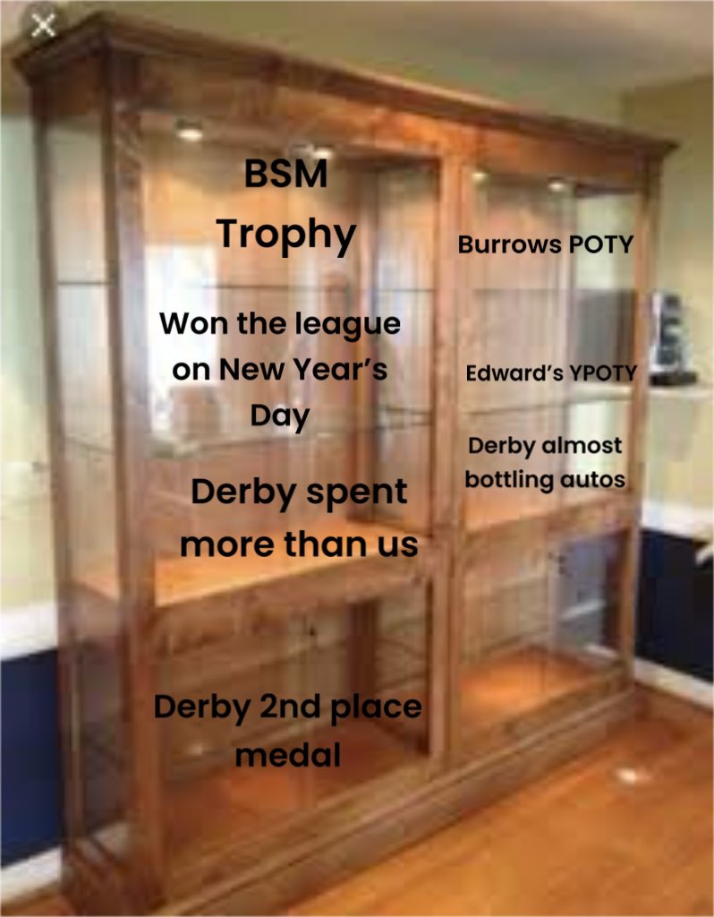 Looks good in the Peterborough 23/24 trophy cabinet