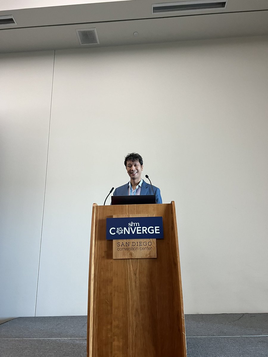 Thanks to everyone who attended my talk at the #SHMConverge24 conference! Get your voice out there! We need the experts engaged more than ever. <a href="/SocietyHospMed/">Society of Hospital Medicine</a>