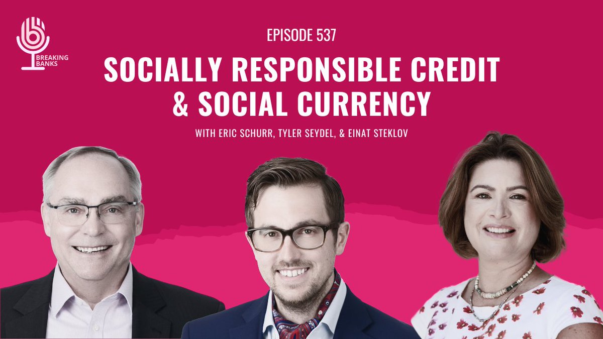 Socially responsible #fintech is the topic of this episode! 🤝💵 First, @BrettKing talks to Einat Steklov, CEO of @getkashable, about inclusive and accessible financial services. Then, hear the first episode of Social Currency by @SunriseBanks! ⏩ bit.ly/3TFcNsu