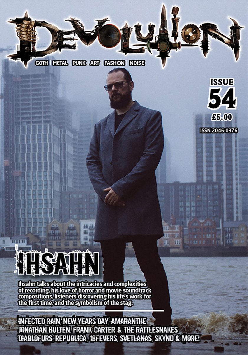 EXCLUSIVE PRE-ORDER: ISSUE 54 PRINT EDITION 📷 Proudly featuring the legendary Ihsahn the cover, we are excited to offer you a diverse range of content across 100 pages, including the regular CD Covermount with 16 tracks. Pre-orders now available. devolutionmagazine.bigcartel.com