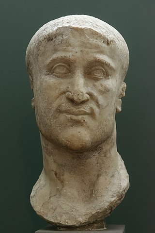 Today 351AD The Jewish revolt errupted against Constantius Gallus (351–352) brother-in-law of Emperor Constantius II and Caesar of the East. The revolt was subdued by Gallus' general Ursicinus. This was the last Jewish revolt against the Romans. Bust of Constantius Gallus.