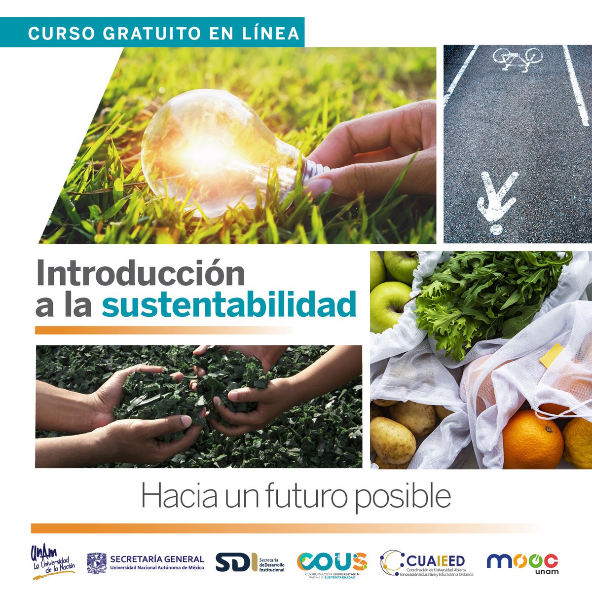 cousunam's tweet photo. ¿Quieres aprender sobre la #sustentabilidad? transcribe al curso gratuito en línea: "Introducción a la sustentabilidad: hacia un futuro posible". ubicado en @coursera 
https://t.co/cKRZEIKWlp
Elaborado por @cuaieedunam y #cousunam https://t.co/oVUUBhQtWt