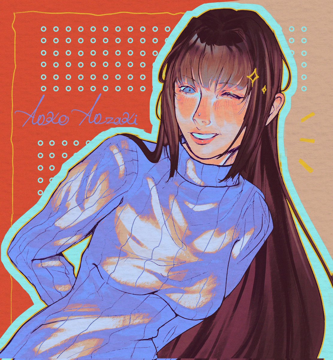 fkdraws's tweet photo. celebratory fanart of aoko for the upcoming mahoyo collab event on fgo #mahoyo #fgo https://t.co/kQSUVRPWGK