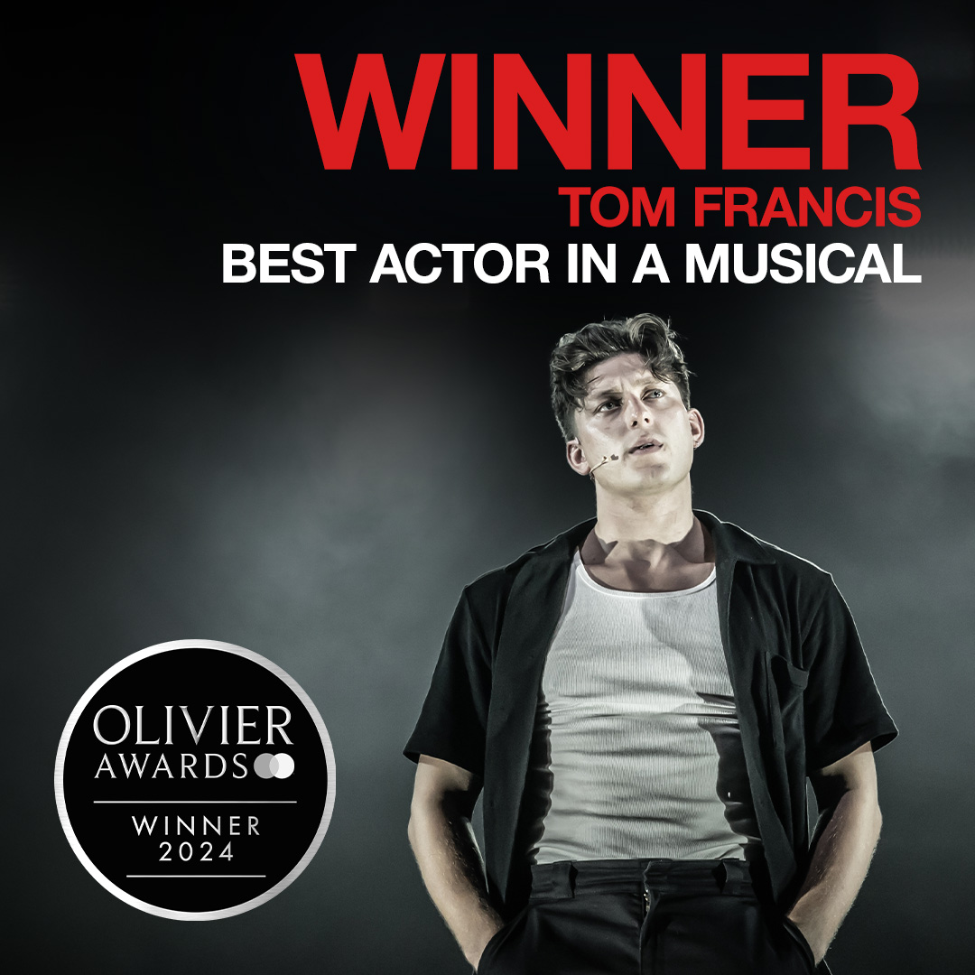 WINNER - @realtomfrancis wins the award for Best Actor in a Musical at this year’s @OlivierAwards for Sunset Boulevard. #SunsetBLVD #OlivierAwards