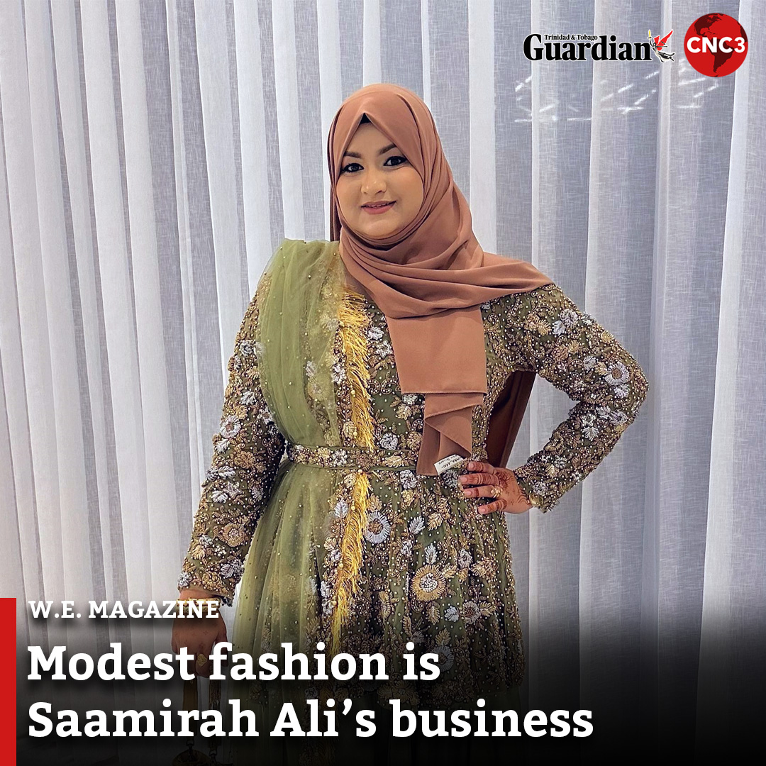 “I love fashion. I love what I do. I put a lot of energy and time into it. They say you must do what you love…” —Saamirah Ali For more… guardian.co.tt/article/modest…