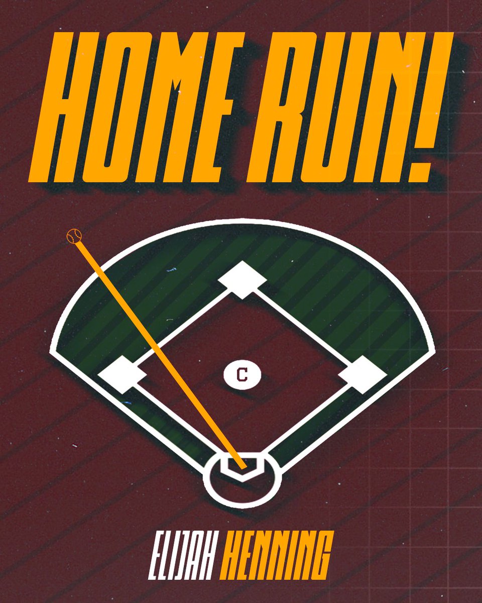 Elijah Henning with a 2-out 3-run HOMER gives CMU a 16-13 lead in the top of the 9th! It's Henning's first homer as a Chippewa.
#FireUpChips