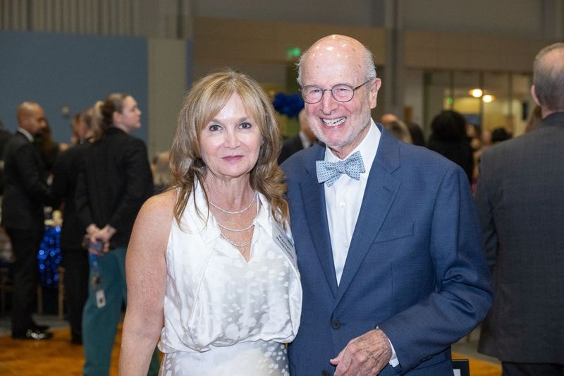NSU Law Board of Governors Gala Committee Chair Marilyn Moskowitz and NSU Law founding faculty member and Diamond Sponsor Bruce Rogow at the NSU Law 50th Anniversary Gala. The entire NSU Law community is grateful to Bruce and Jacqueline Rogow for their generous support!