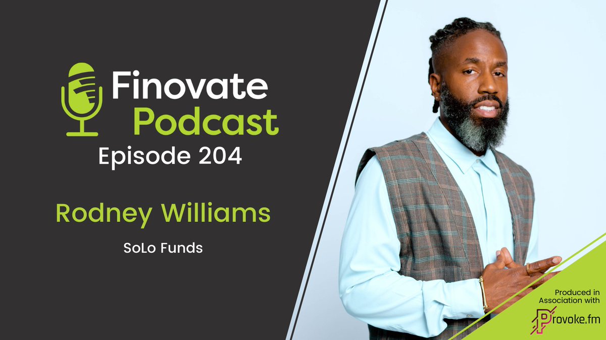 Creating new financial products is extremely difficult, but vital for expanding access to wealth-building. In this episode of @Finovate, @GregPalmer47 sits down with @rodneybwilliams to talk about his journey in building @solofunds. 🙌 ⏩ bit.ly/42ESwHz