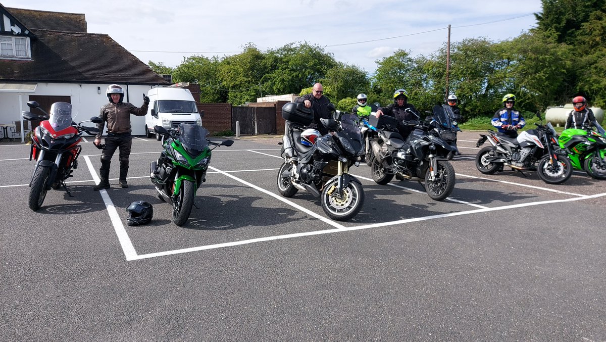 Led the club ride today, 125 miles round trip, great weather and great company 👍