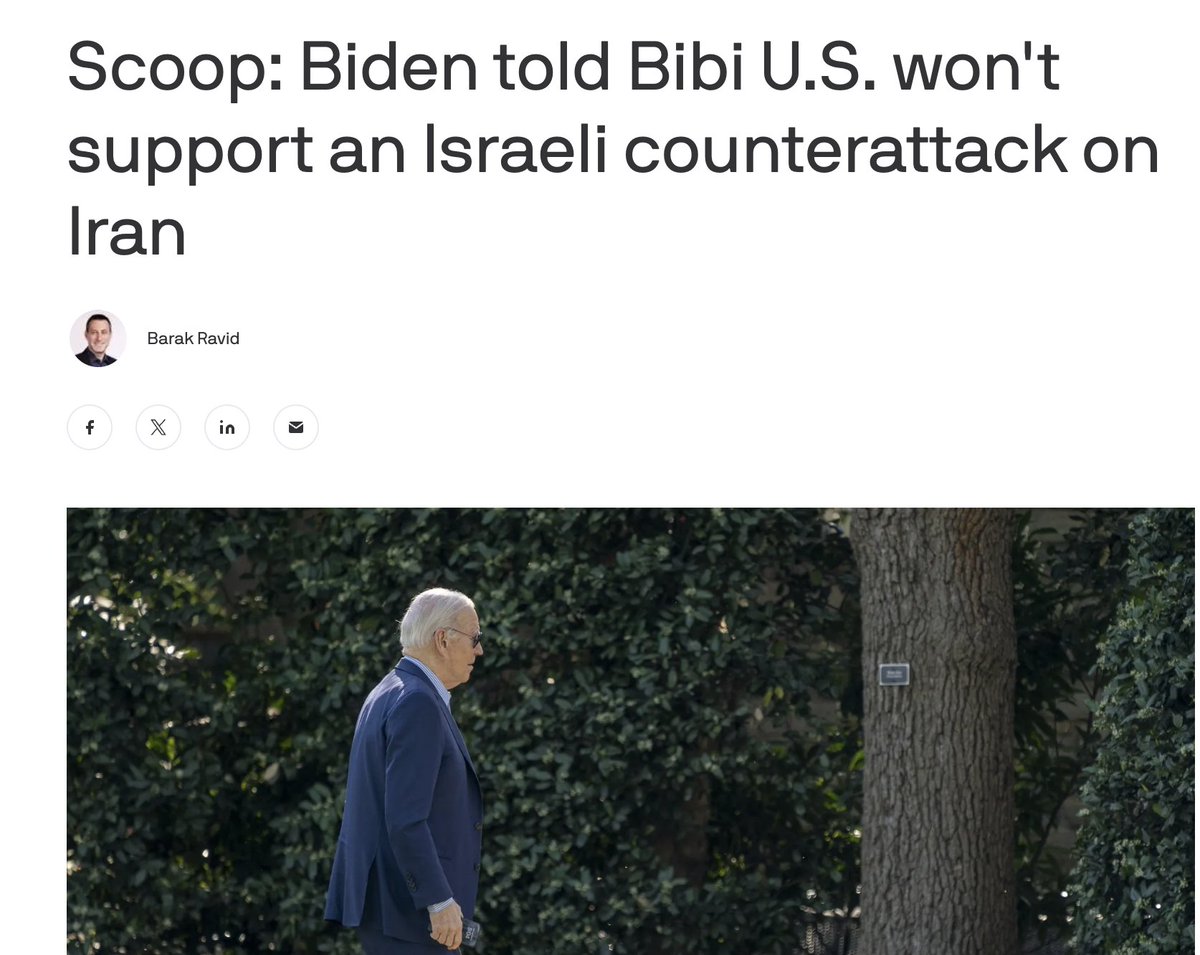 ZTheTrader's tweet photo. 🔴 An update since I posted this almost 24 hours ago.

- No further escalation so far.
- Israel already reopened its airspace and airlines said "operations were returning to normal".
- US told Israel they will not support a counterattack on Iran.
- US taxpayers will likely be giving more money to Israel when the House introduces new aid bill in the coming days.

For those who were questioning  my assessment of the "face-saving" nature of Iran's attack as some quirky idea, watch this video of Trump explaining this exact same scenario when Soleimani was killed 4 years ago. Iran had to "retaliate" but it was the most telegraphed, harmless retaliation...sound familiar?

Also interesting that few large finance influencers who brainlessly tweeted, "Crash coming! WWIII!" strangely and suddenly developed a more nuanced take after my tweet. I won't name names but you see them.