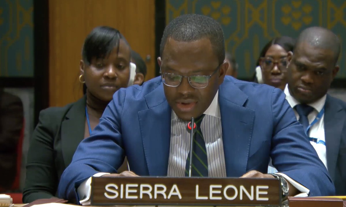 #SierraLeone Urges 'de-escalation' Full support for #UN SecGen & his good offices to ensure de-escalation @SierraLeoneUN