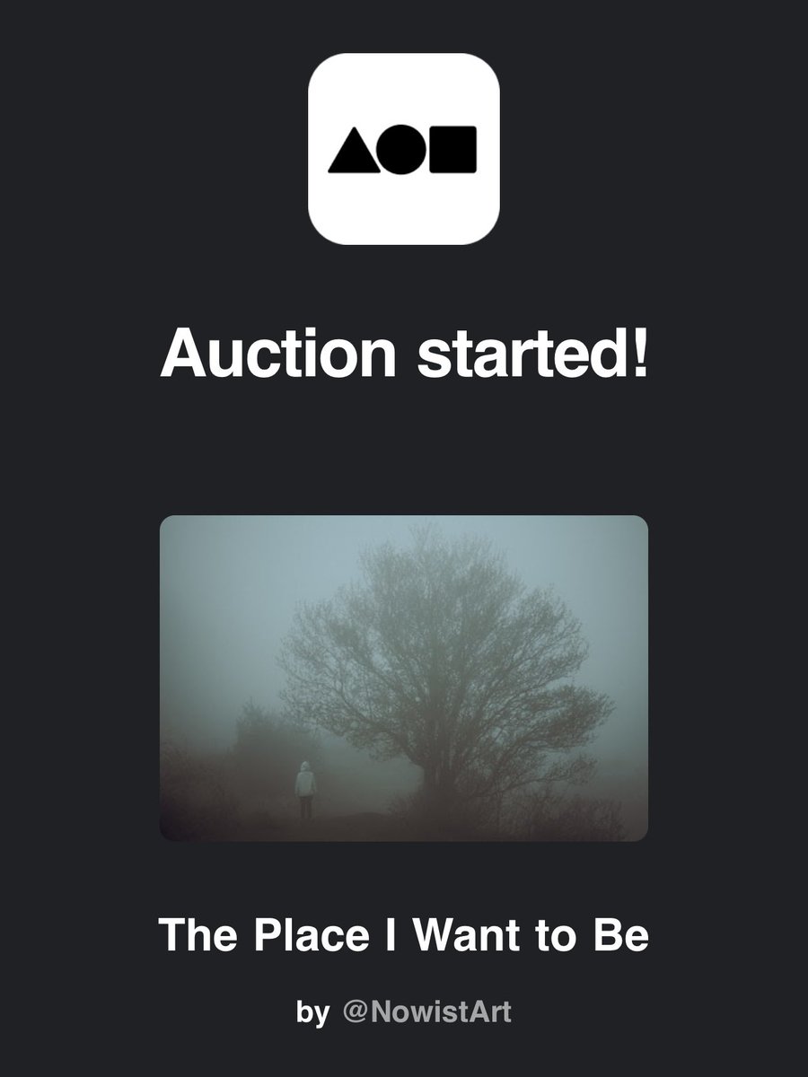 And the auction for “The Place I Want to Be” is LIVE thanks to @VethereumSweep 🥹 I'm deeply grateful for your support💙 Current bid is 0.069 ETH 👀