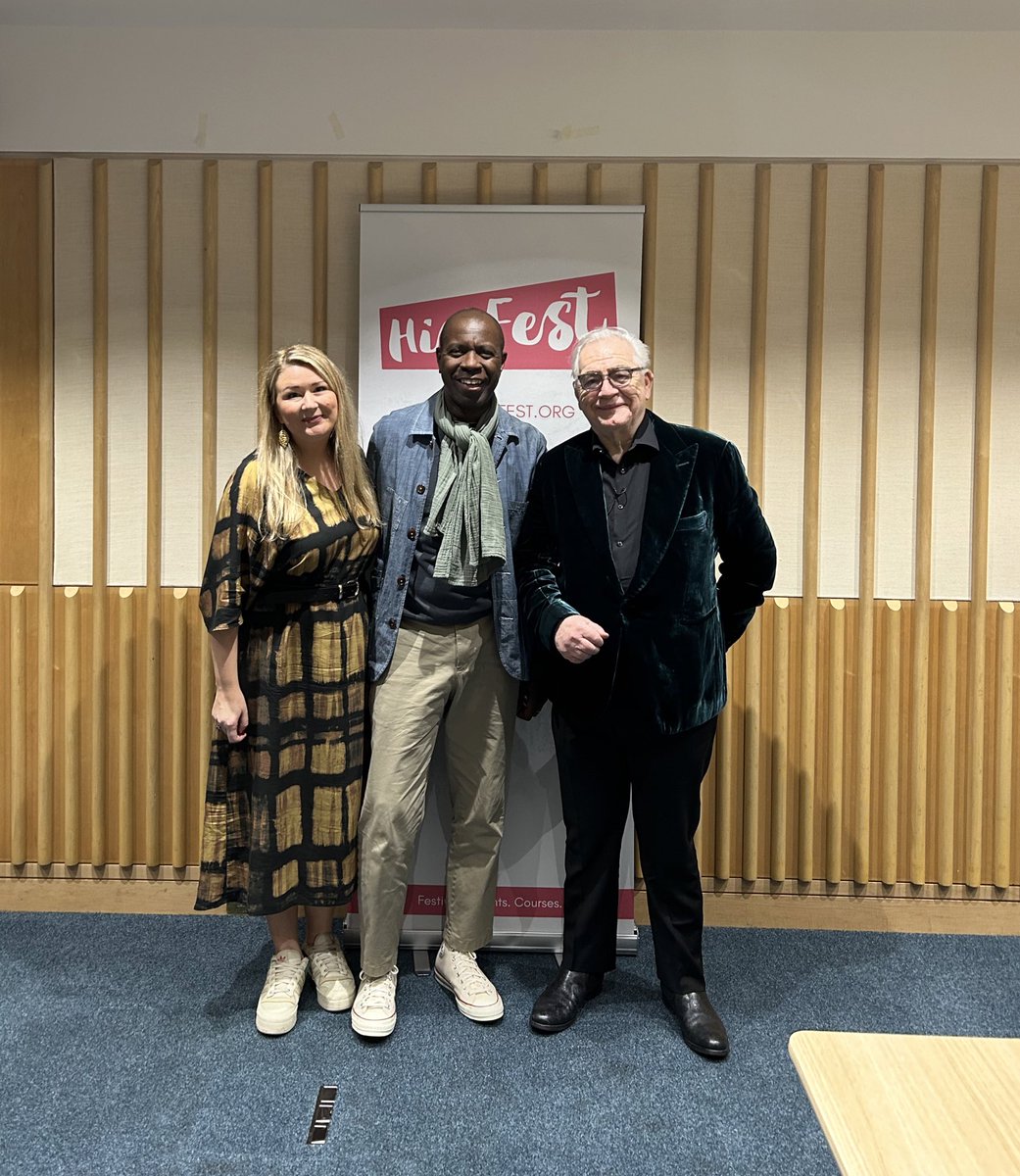 A HUGE thank you to today’s incredible speakers @WandaWyporska Dr Hannah Durkin, @claremulley @henryhemming @islamaissa @MichaelWoodMV @CliveMyrieBBC & Brian Cox! What a day!