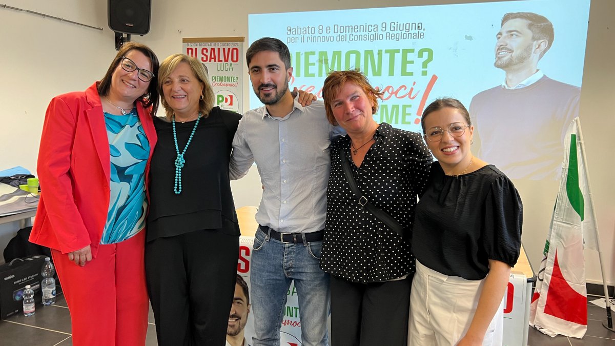 GiannaPentenero's tweet photo. Sono stata al fianco di @lukedisa per il lancio di una campagna elettorale democratica e aperta, pronta a incontrare uomini e donne dei territori e conquistare con trasparenza e competenza il governo del Piemonte #drittaalpunto https://t.co/IQkz3OVcSJ