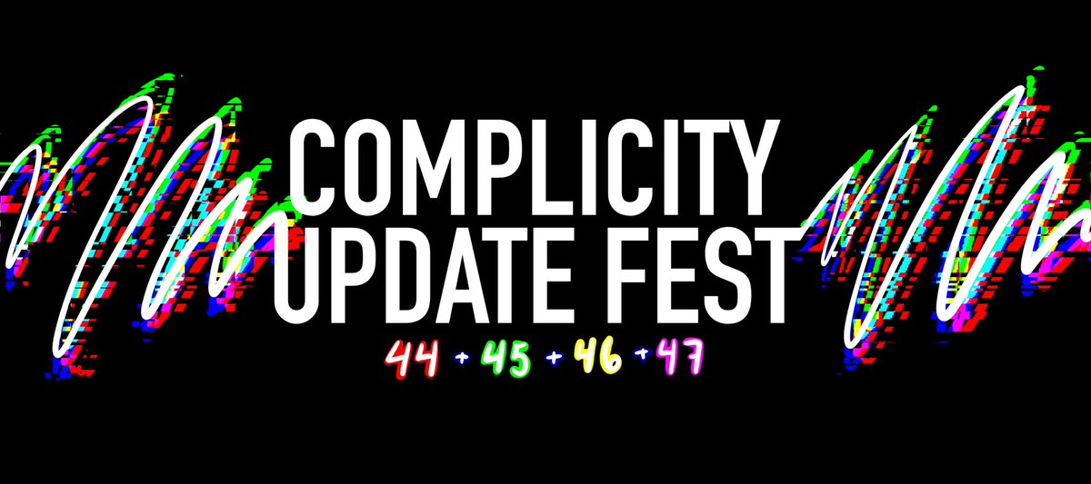 julez_jpg's tweet photo. COMPLICITY UPDATE FEST! 
FOUR CHAPTERS. 

WEDNESDAY 6PM EST.

(more coming soon) https://t.co/TFR7T0vQgd