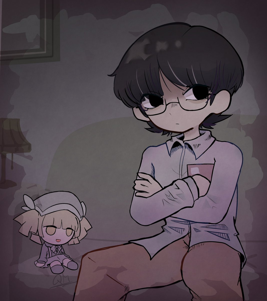 _vespid's tweet image. Eternal Damnation.
#OC #art