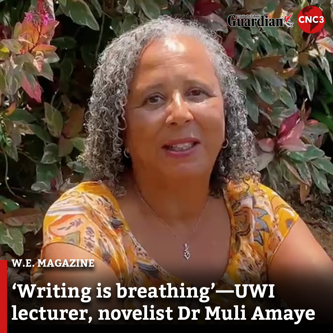 Novelist and Creative Writing lecturer at UWI, Dr Muli Amaye’s debut novel, A House With No Angels (Crocus Press 2019), was imagined years before it was published. For more… guardian.co.tt/article/uwi-le…
