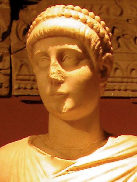 Died today 392AD Valentinianus II, emperor of Rome (375-392), murdered at 21. His brother Gratian made him emperor at the age of four, in 375
