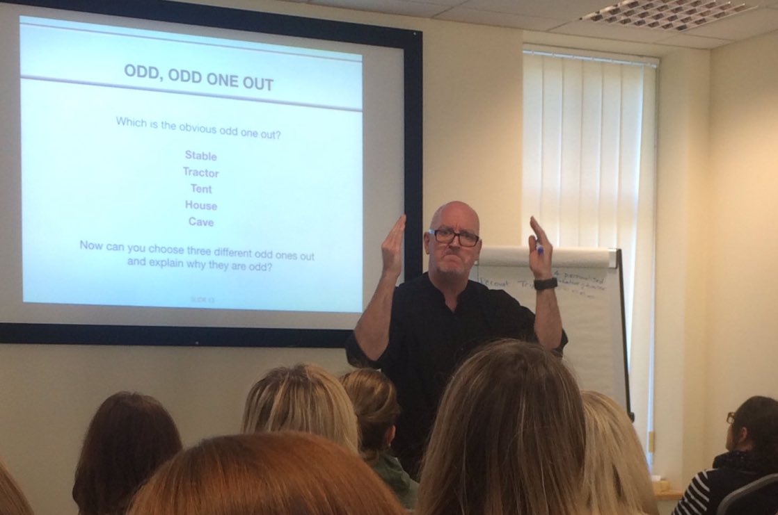 alanpeat's tweet photo. Odd, odd one out - a great short burst writing/oracy game for able pupils #engagingablewriters https://t.co/KWqilt4WLV