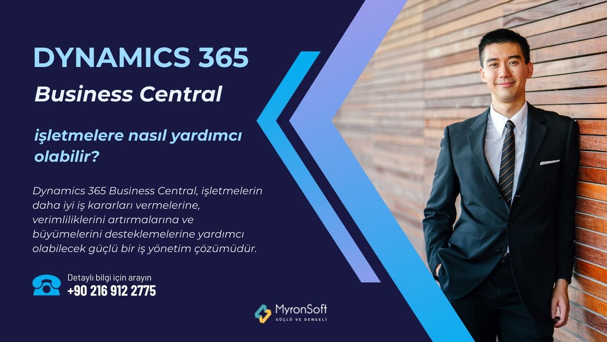 Dynamics 365 Business Central, işletmelere nasıl yardımcı olabilir?

detaylar
myronsoft.com.tr/microsoft-dyna…

#businesscentral #erpcozumleri #erpfirmaları #erpişortağı #microsoft #dynamics365 #işçözümleri  #finans #muhasebe #satış #pazarlama #depoyönetimi #tedarikzinciri #crm #erp