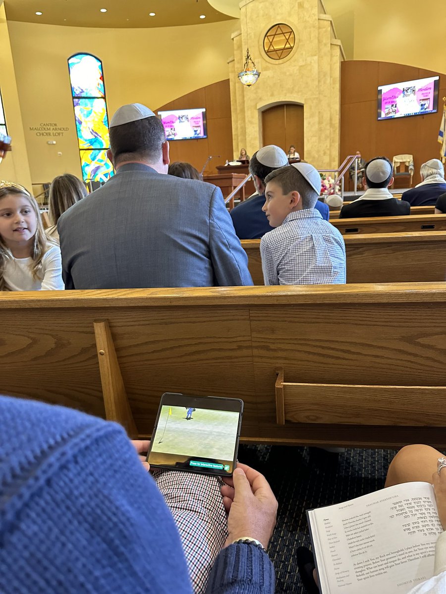 When you have temple but the  #masters is on