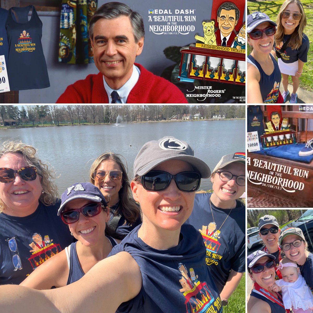 JENTONEY's tweet image. It is a beautiful day in the neighborhood to do a virtual 5k for the @FredRogersInst with these beautiful ladies, @Tracyteach1 @Mkrenzer20 @AlexTSchroder @faithguy03! ☀️❤️ #PAProudEducator #marigolds #ktifamily