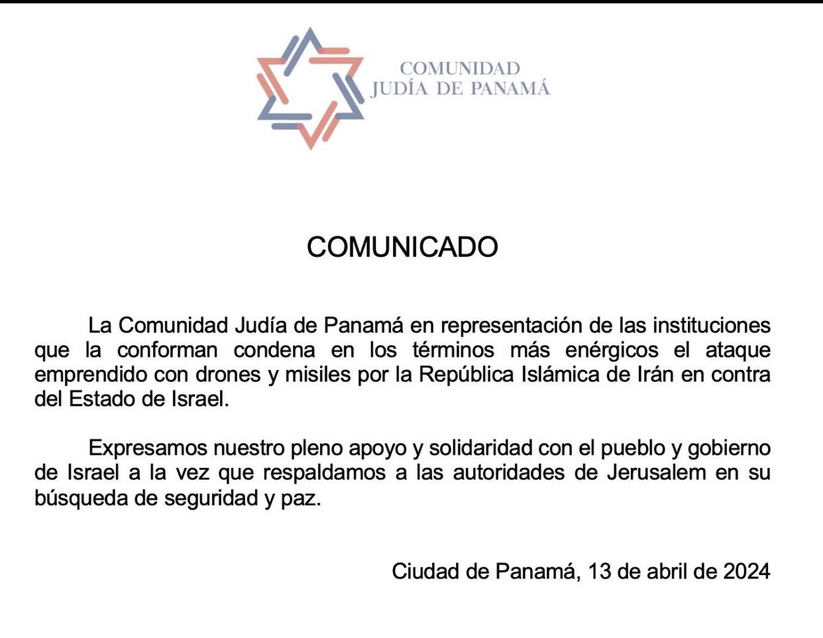 didacamar's tweet image. #Comunicados @CancilleriaPma @ItaiBardov #MedioOriente 👇🏼👇🏼👇🏼#Paz