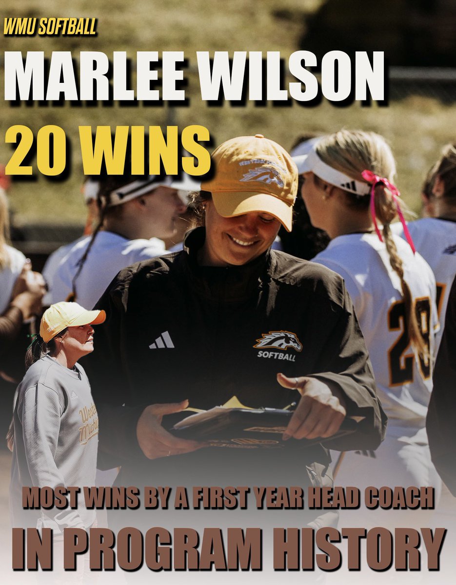 Congratulations to our very own @marleewilson on setting the program record for the most wins as a first year head coach with 2️⃣0️⃣ and counting! 👏 #BroncosReign