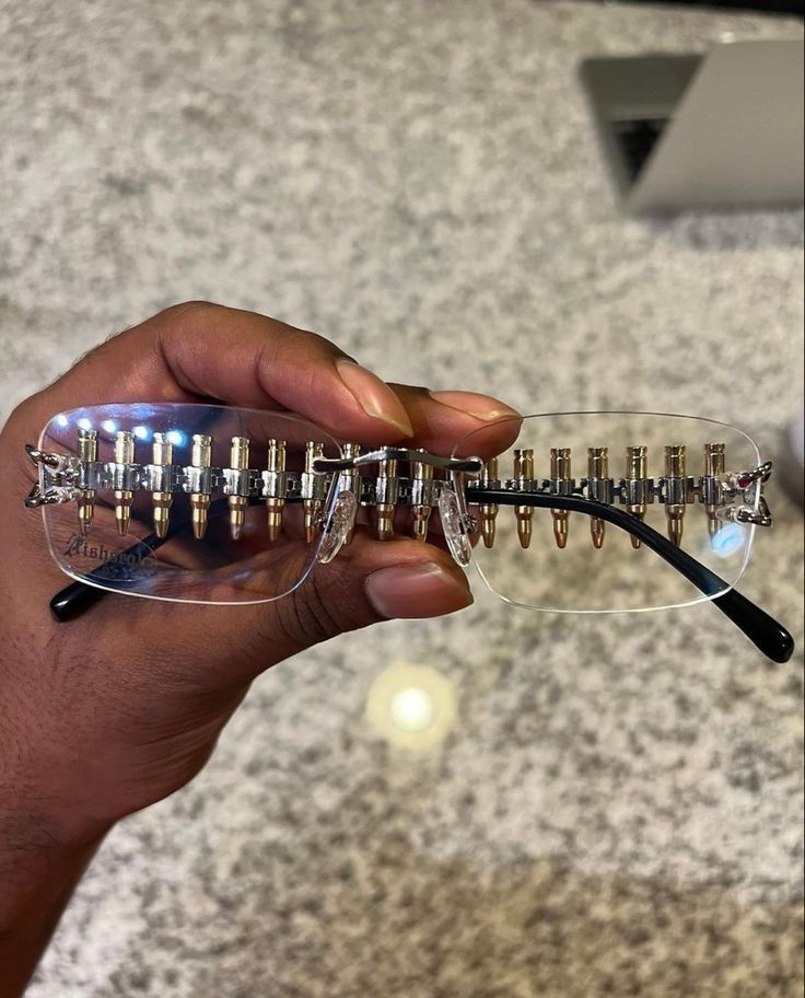 saint's tweet image. Fish Scale Glasses