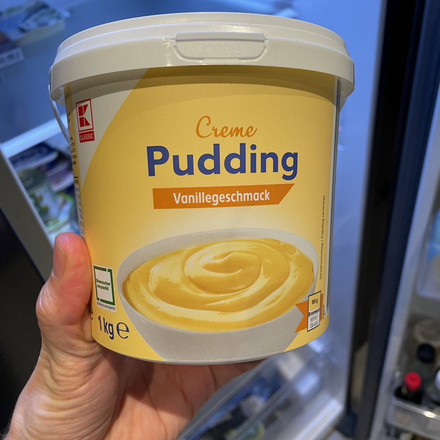 Mein Vater isst keine vegetarischen Ersatzprodukte wegen der “Chemie” und isst dann am selben Tag das hier…
#cremepudding #chemie #vegetarisch