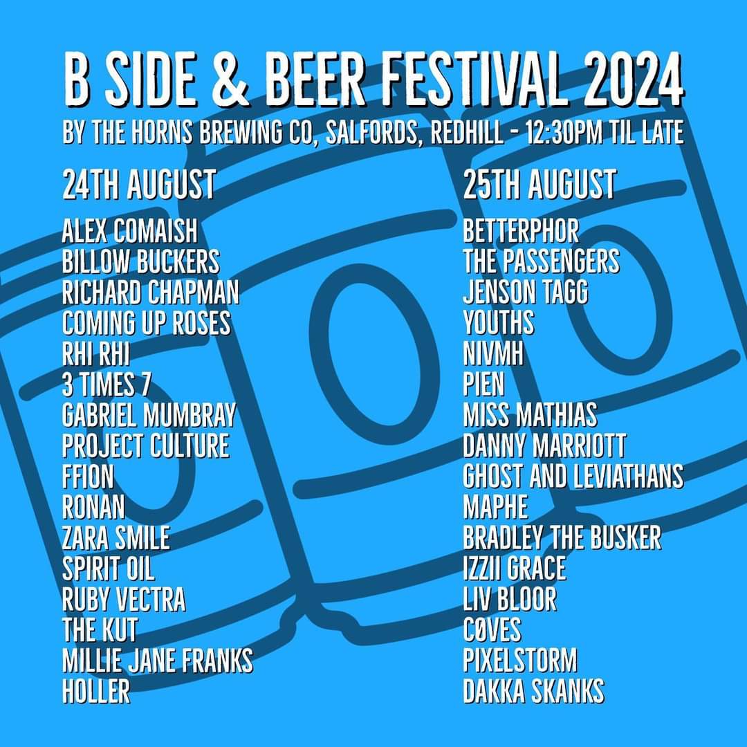 Excited to be part of the line up for this year's BSide and Beer festival on the Saturday