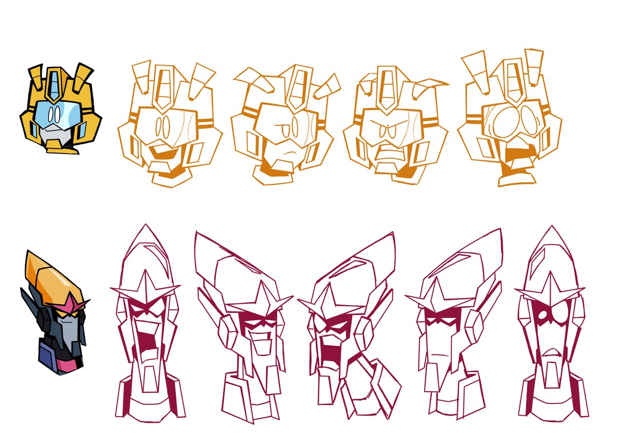 Bee and Starscream expressions #Transformers