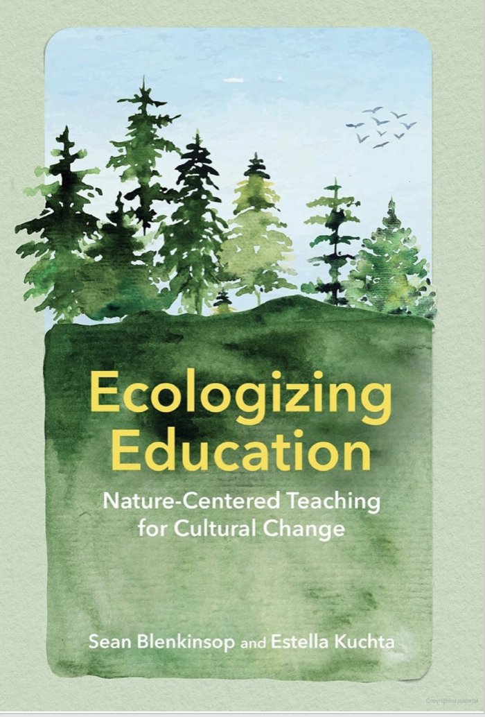 I can't put this book down @CornellPress! I highly recommend it for all those eco-imaginative educators interested in radically shifting how we think about & enact 'school' amzn.to/3Jkgcbw Kudos to authors Sean Blenkinsop and Estella Kuchta @sfueducation @circe_sfu