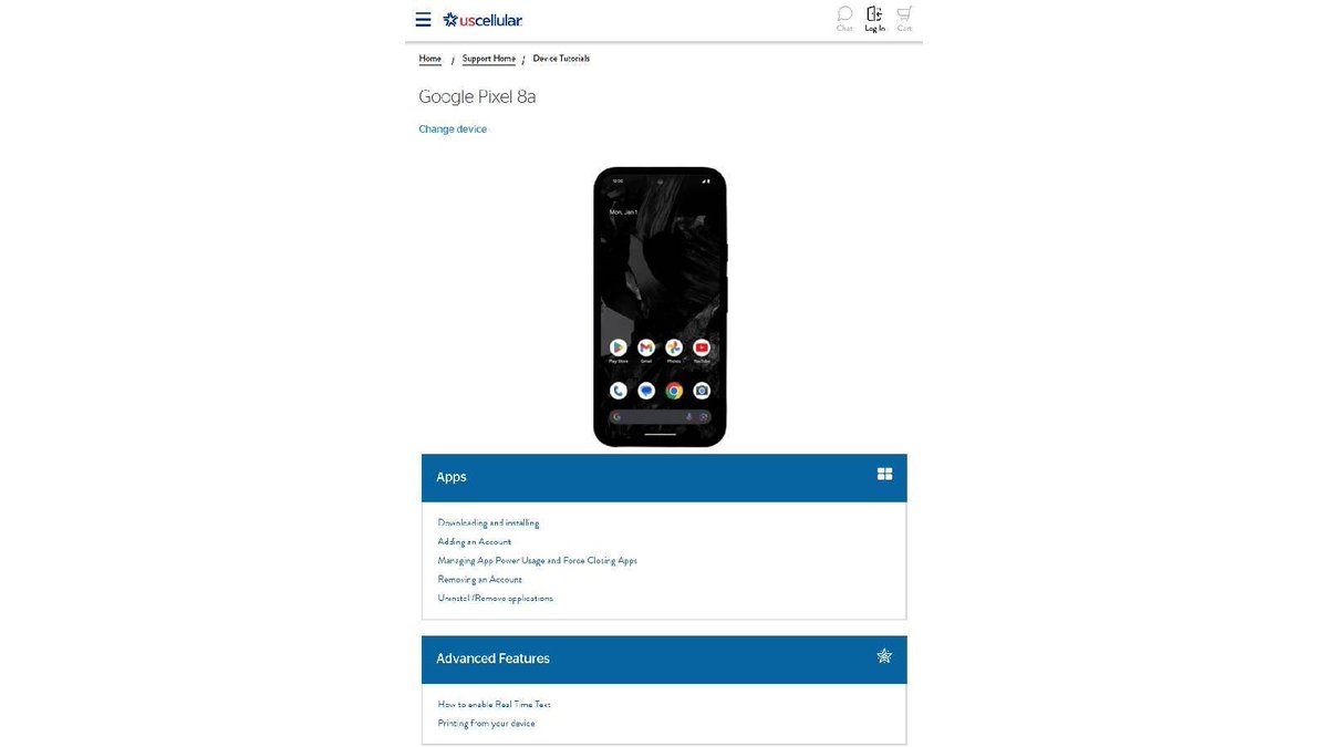 Pixel 8a shows up early on US carrier's website newsfeeds.media/pixel-8a-shows…