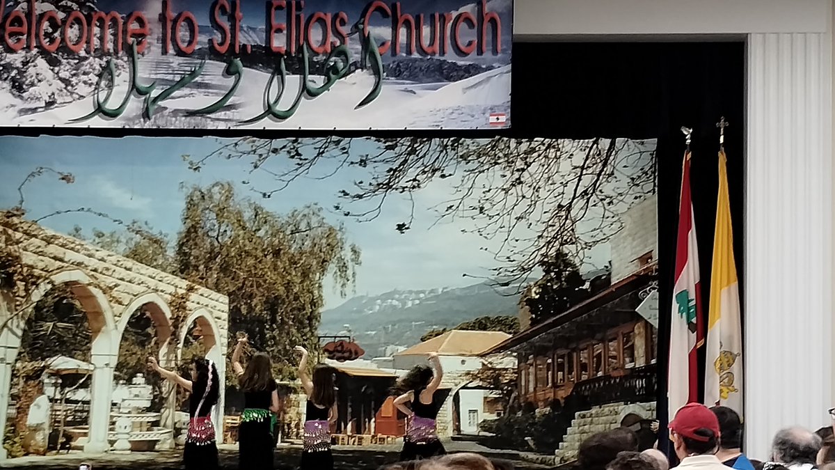 Yesterday we went to the St. Elias Lebanese Food and Cultural Festival! We had a wonderful walk through George Ward Park and the neighborhood to get to the event, ate a great dinner, including Lebanese coffee and doughnuts, and enjoyed the wonderful music and dancing! #GlenIris