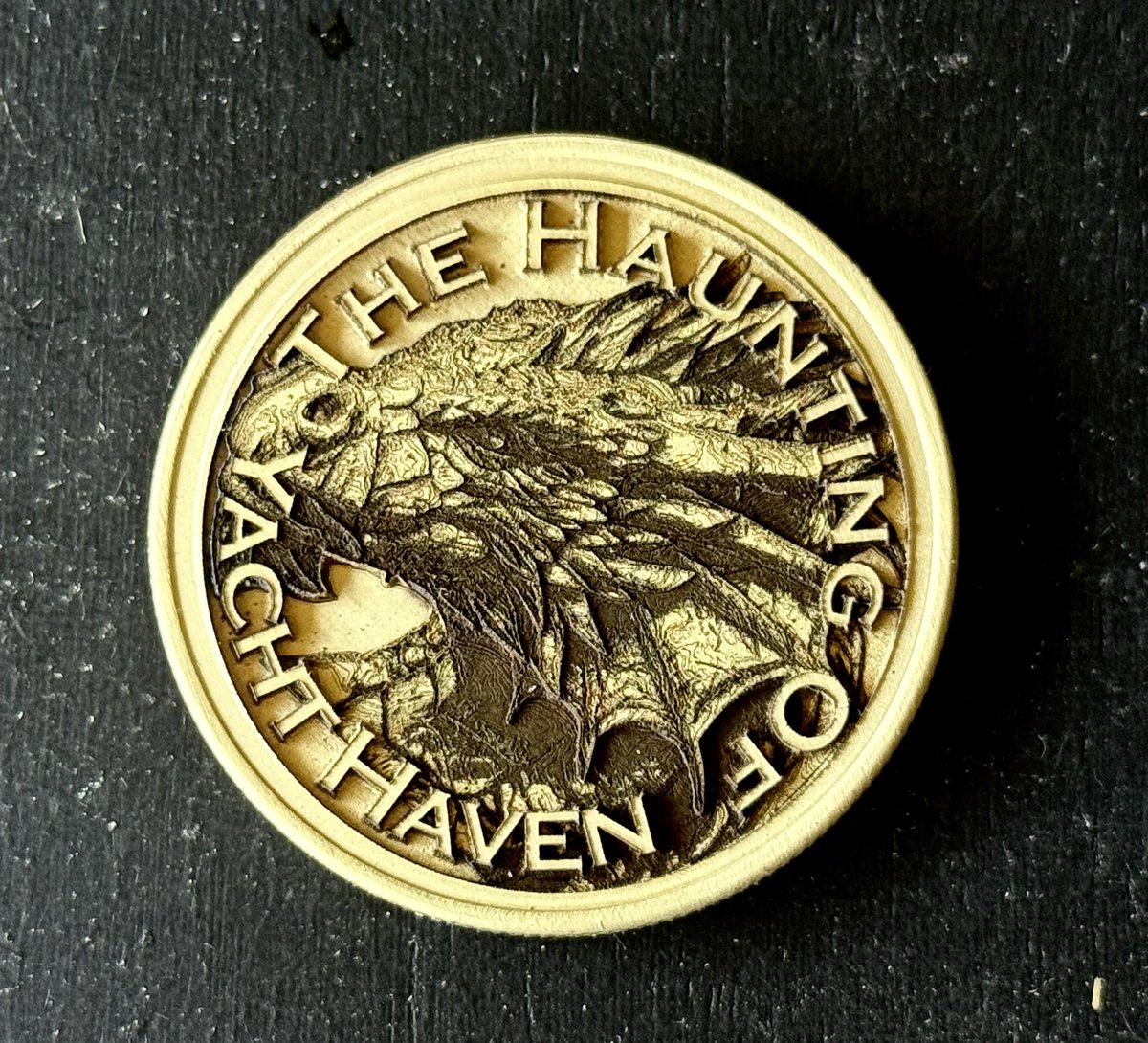 sivodd's tweet photo. Collectors coins for our haunt this year #hauntingofyachthaven #Halloween https://t.co/S2LXzLKdb1