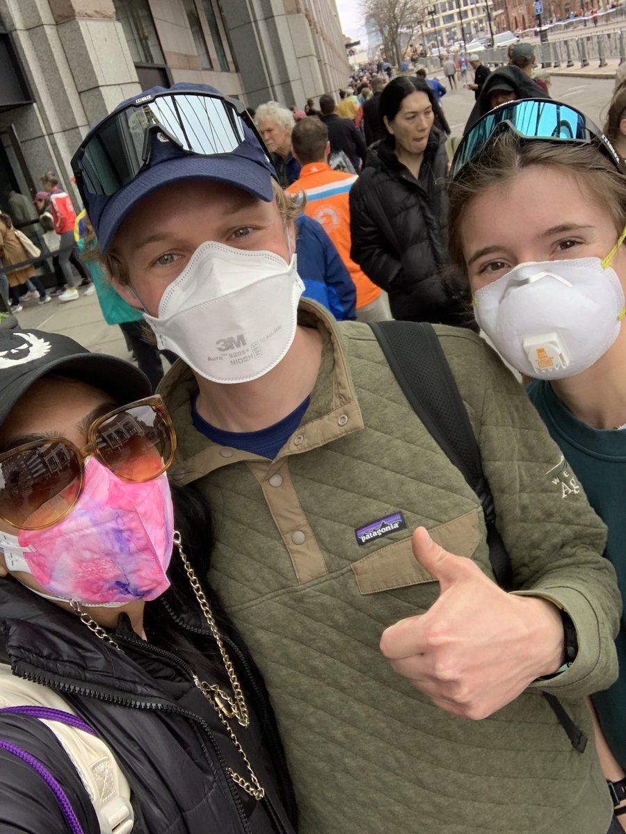 WE. ARE. NOT. ALONE. 

#BostonMarathon LET’S GOOOOOOO!!!!!

Some of us enjoy not being sick to race. Or not getting sick at all, in fact ☺️

Protect. Your. Health! #Novid 

#OutsideTheExpo #MarathonRunners  #MaskedAndRelaxed #WearARespie #MaskUp #ElevateHealth #PreparedNotScared