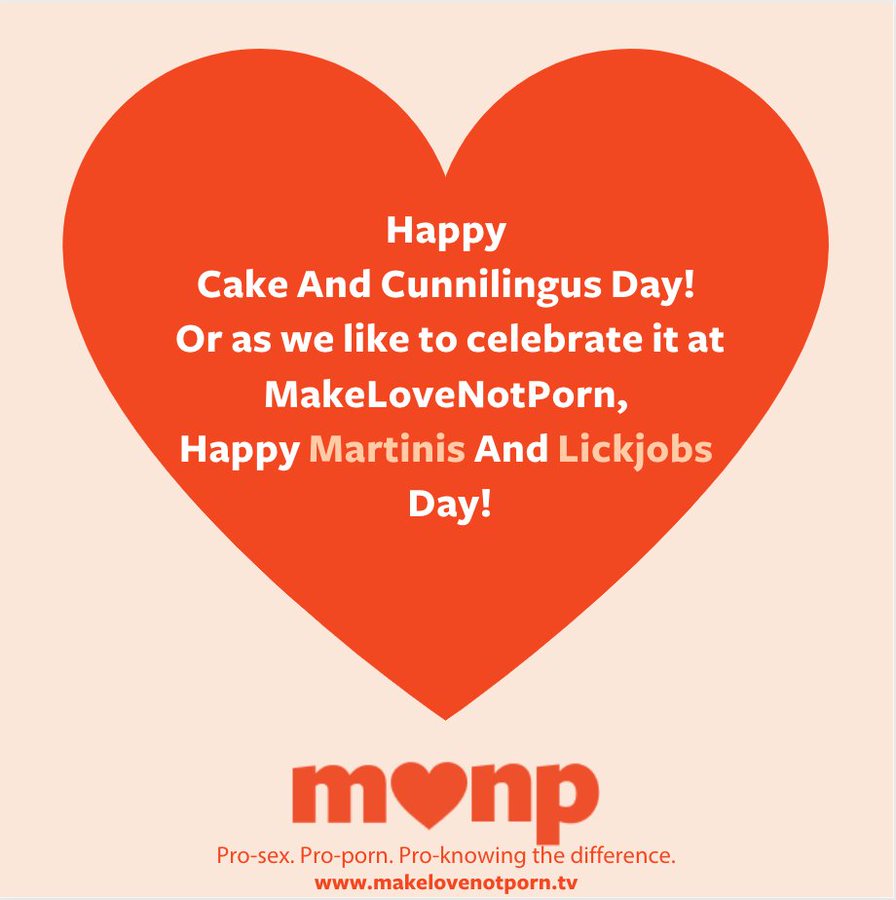 Happy Martinis + Lickjobs Day! 😊 @makelovenotporn