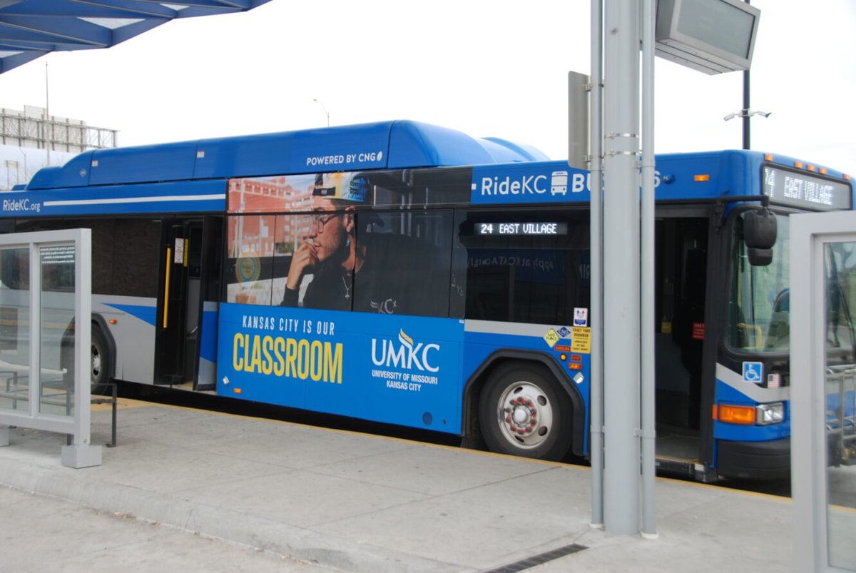 Universities use transit advertising to connect with students across all of our markets! If you're seeking high-caliber students and need an effective platform to reach them, transit advertising is your solution!
#UMKC #TransitAds #Recruiting