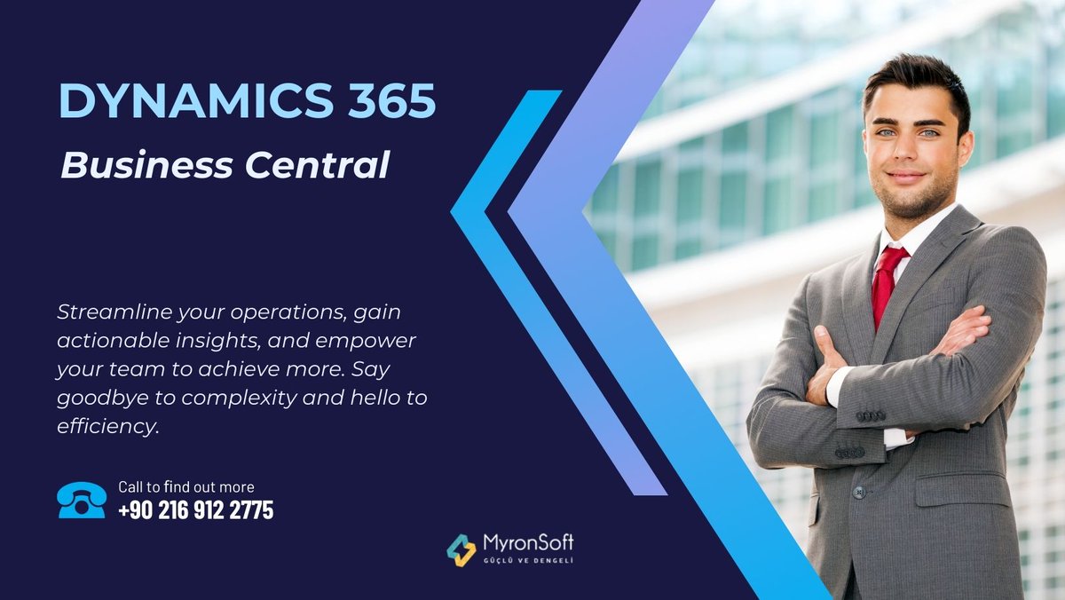 Unlock your business potential with Dynamics 365 Business Central!

visit
myronsoft.com.tr/en/cozumler/dy…

#Microsoft #Myronsoft #DynamicsBC #businesscentral2024 #BusinessCentral2024 #BC24 #businesscentralupdate #Dynamics365BC2024 #Dynamics365BusinessCentral  #crm #erp #software