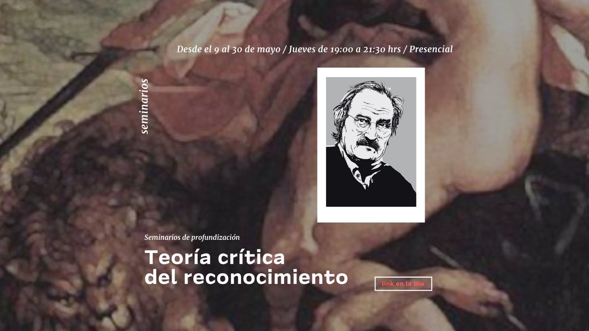 iipss_org's tweet photo. ¡Hola, muy buen domingo para tod@s! Esperando que estén disfrutando este día, les compartimos la info sobre el seminario que será impartido por Carlos Casanova sobre Teoría Crítica del Reconocimiento 🎓 Si deseas más info, escríbenos a educacion@iipss.com 🤓 https://t.co/It9NUE5z1r