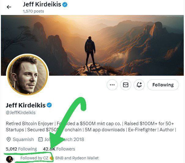 LuckyLuxy5's tweet photo. @itswooch @pattyice @CostcoDog150 for the win… 

Completely doxxed developer @JeffKirdeikis backing it.. You do the math. BSC DAWG to $1.50. 

@cz_binance himself follows Jeff..

If CZ trusts Jeff. You can to. $COST https://t.co/13SdV8IZd9