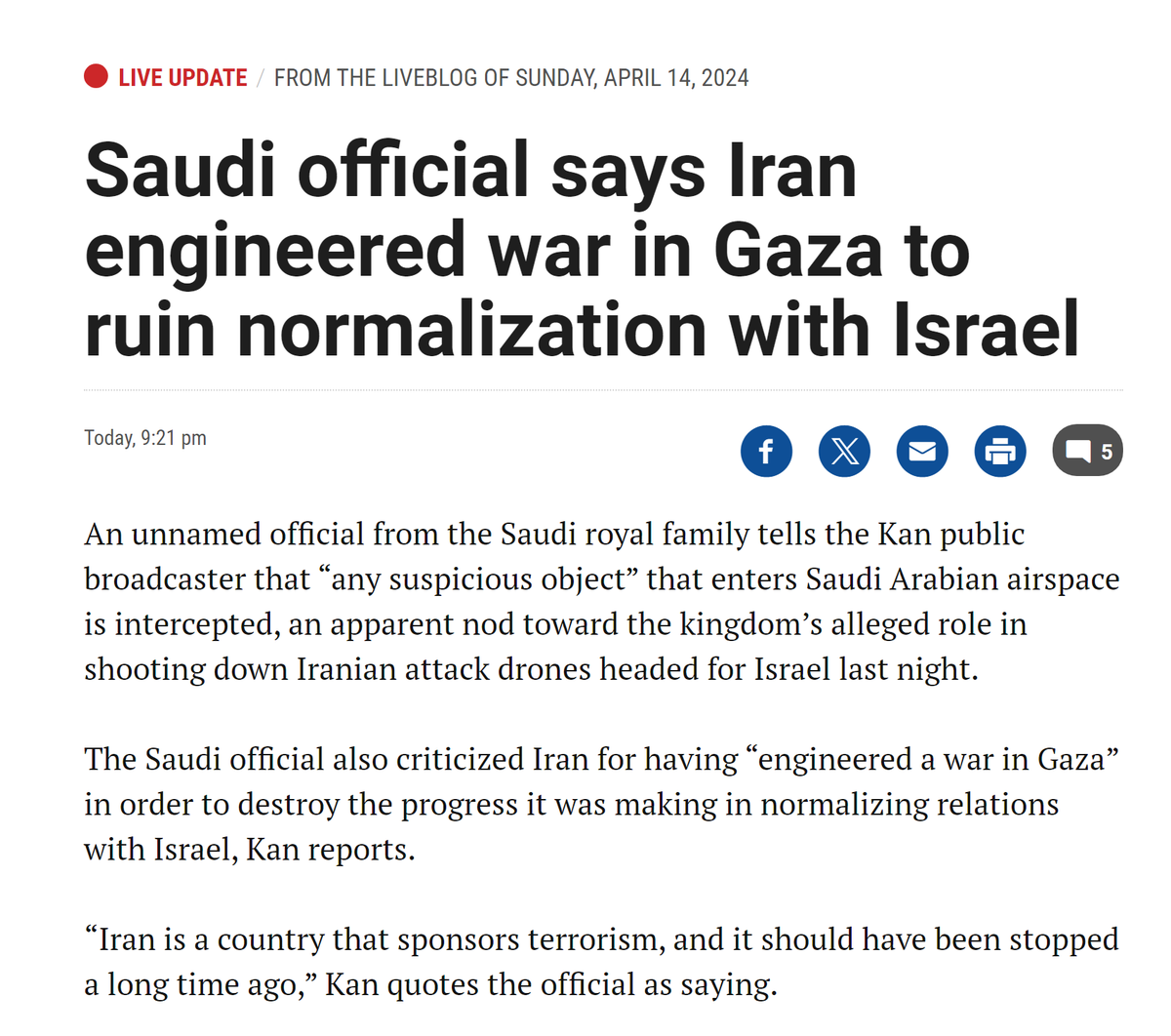 Time for Saudi Arabia and Israel to formalize their relationship.

🇸🇦🕊️🇮🇱