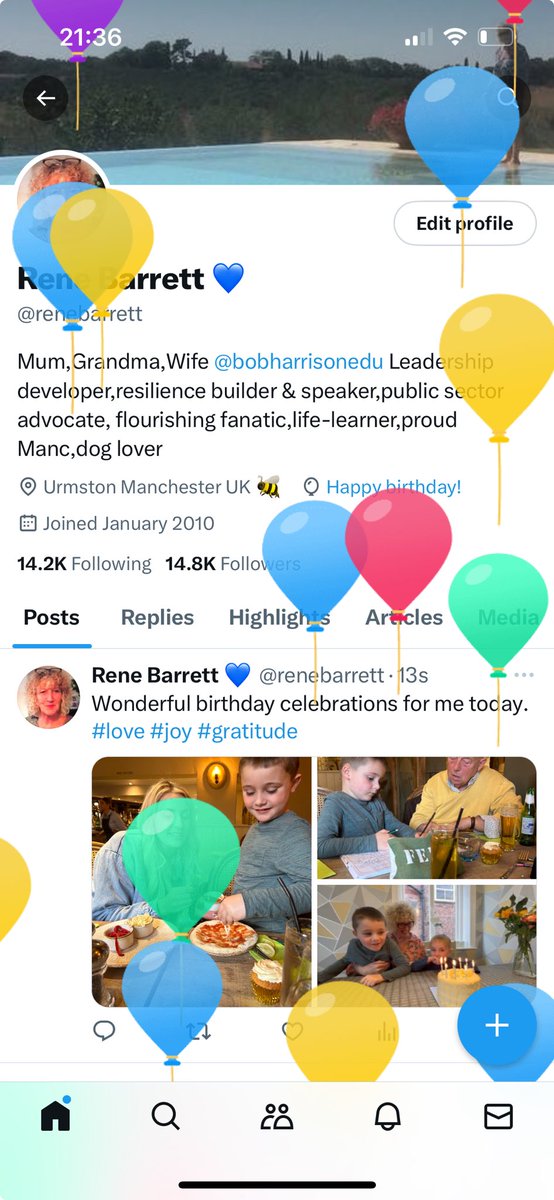 Woo woo balloons!