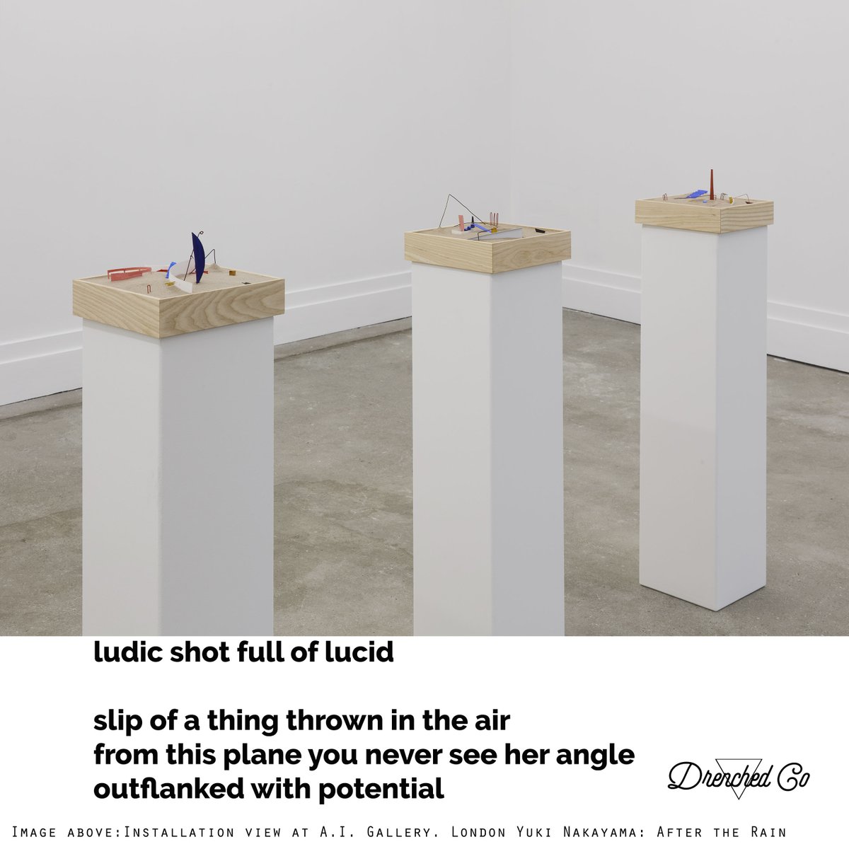 drenchedreviews's tweet photo. ExhibitionReview  -  #YukiNakayama #aftertherain at #aigallerylondon   London till 2nd June 2024.
See also https://t.co/jhalwWYjTi

#drenchedco #artreview  #ExhibitionReview https://t.co/MXAPSZrD3P