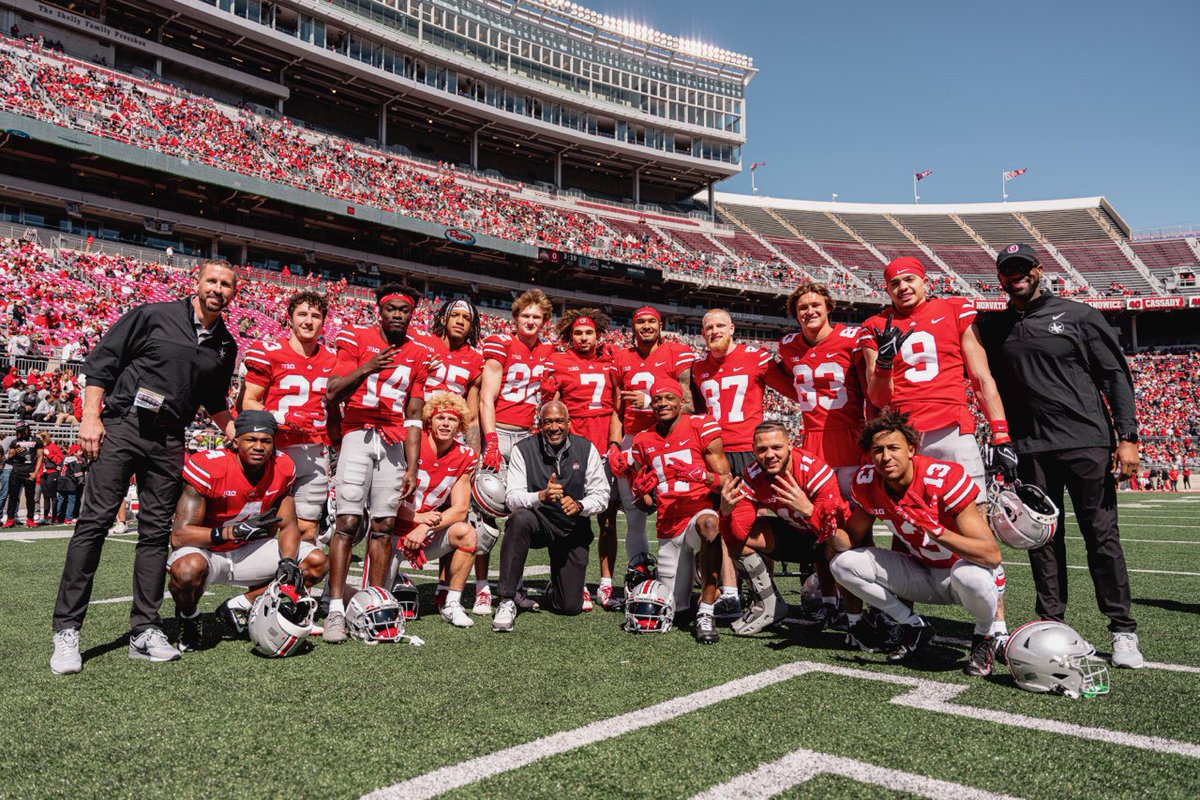 Spring ball ‘24 ✅ This group is gonna be fun to watch‼️🍿 We will see y’all in the fall! #GoBucks