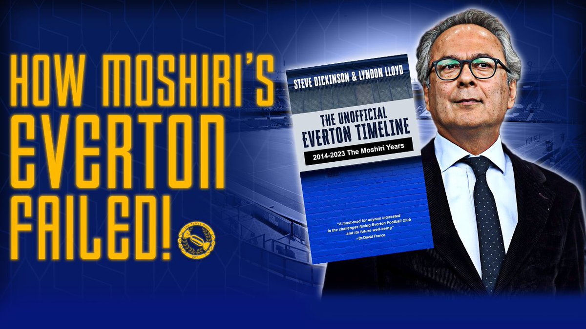 📉How Moshiri’s Everton Failed! | The Everton Unofficial Timeline - 2014-2023 - @t_robertson02 was joined by co-author @TopBalconyMan to talk about Moshiri’s Everton and the downfall 👇🏻Watch now👇🏻 youtu.be/tUew9smf8oE?si…